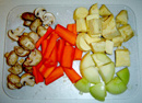 chicken nilaga - veggie prep 1